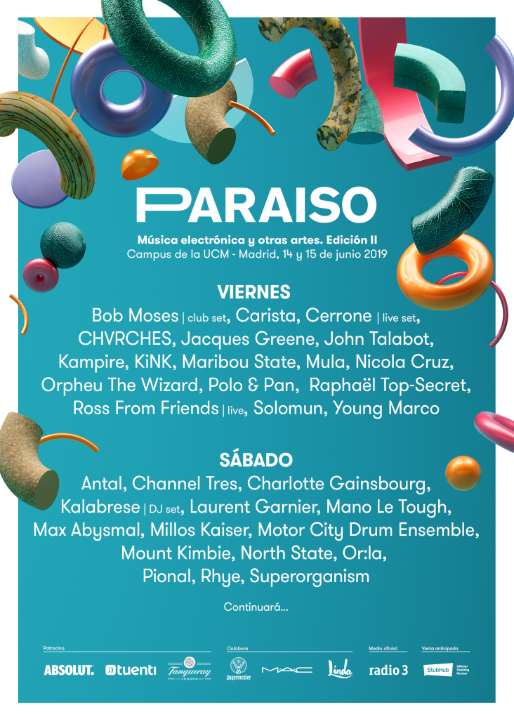 Paraíso Festival 2019 Festivales música España