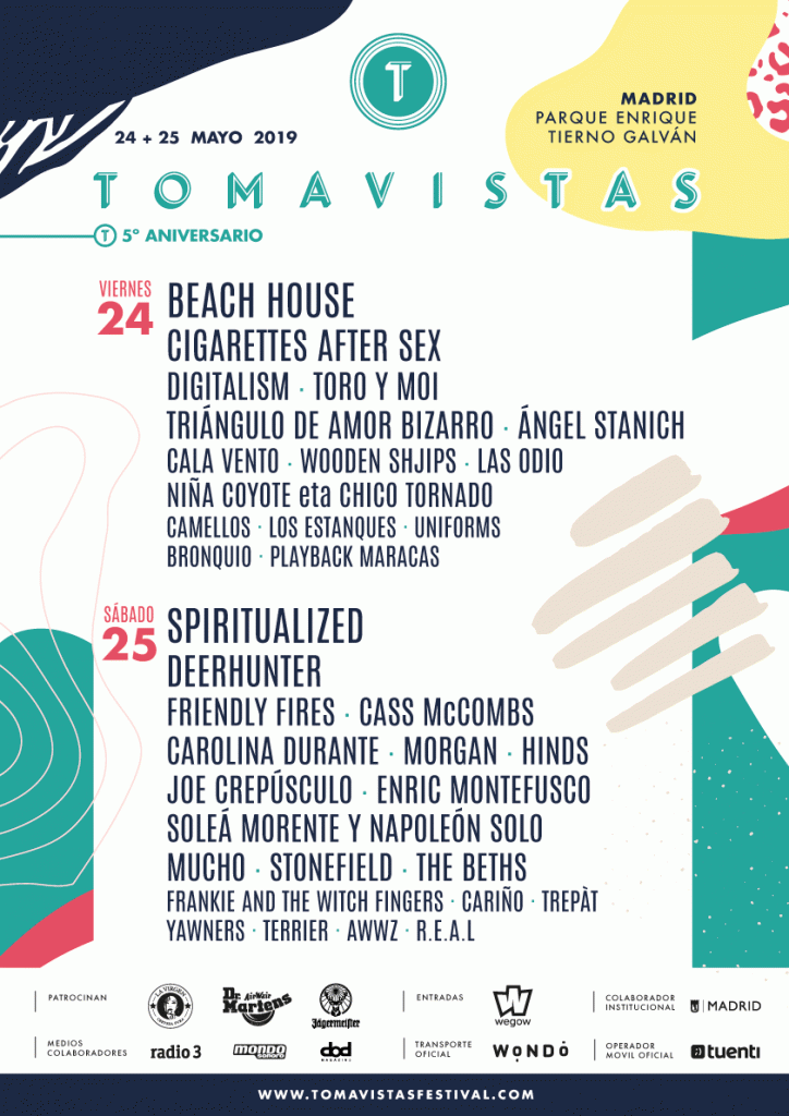 Festival Tomavistas 2019 Festivales música España 